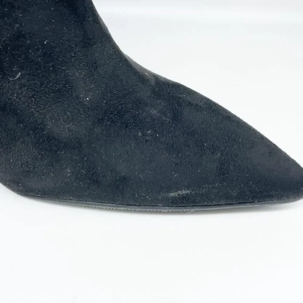 Open Edit Women's Barbara Tall Pointed Toe Boot Black Size 6.5 M‎